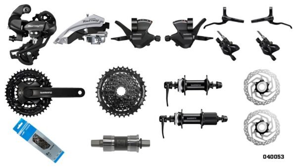 Grupo Mtb 42/34/24T 11-34T 3X8V - Shimano