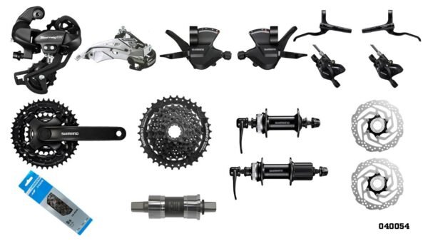 Grupo Mtb 48/38/28T 11-34T 3X8V - Shimano