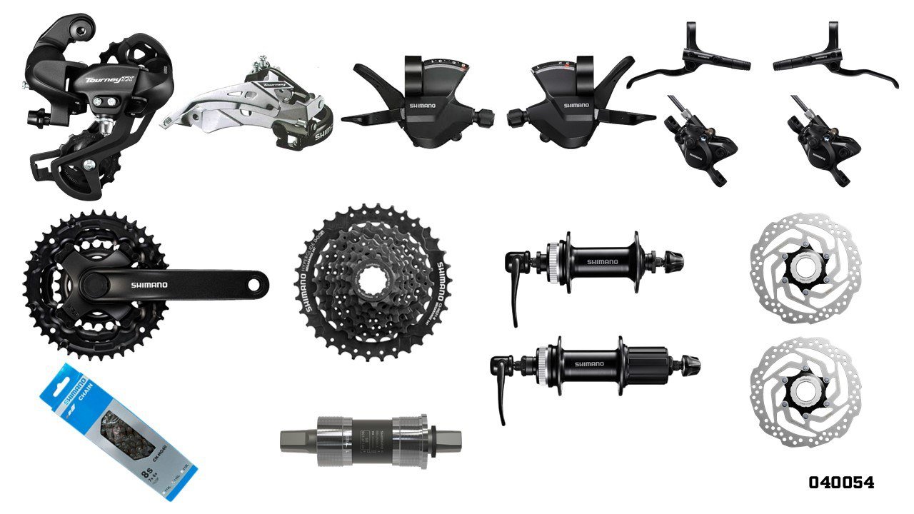 Grupo Mtb 48/38/28T 11-34T 3X8V - Shimano