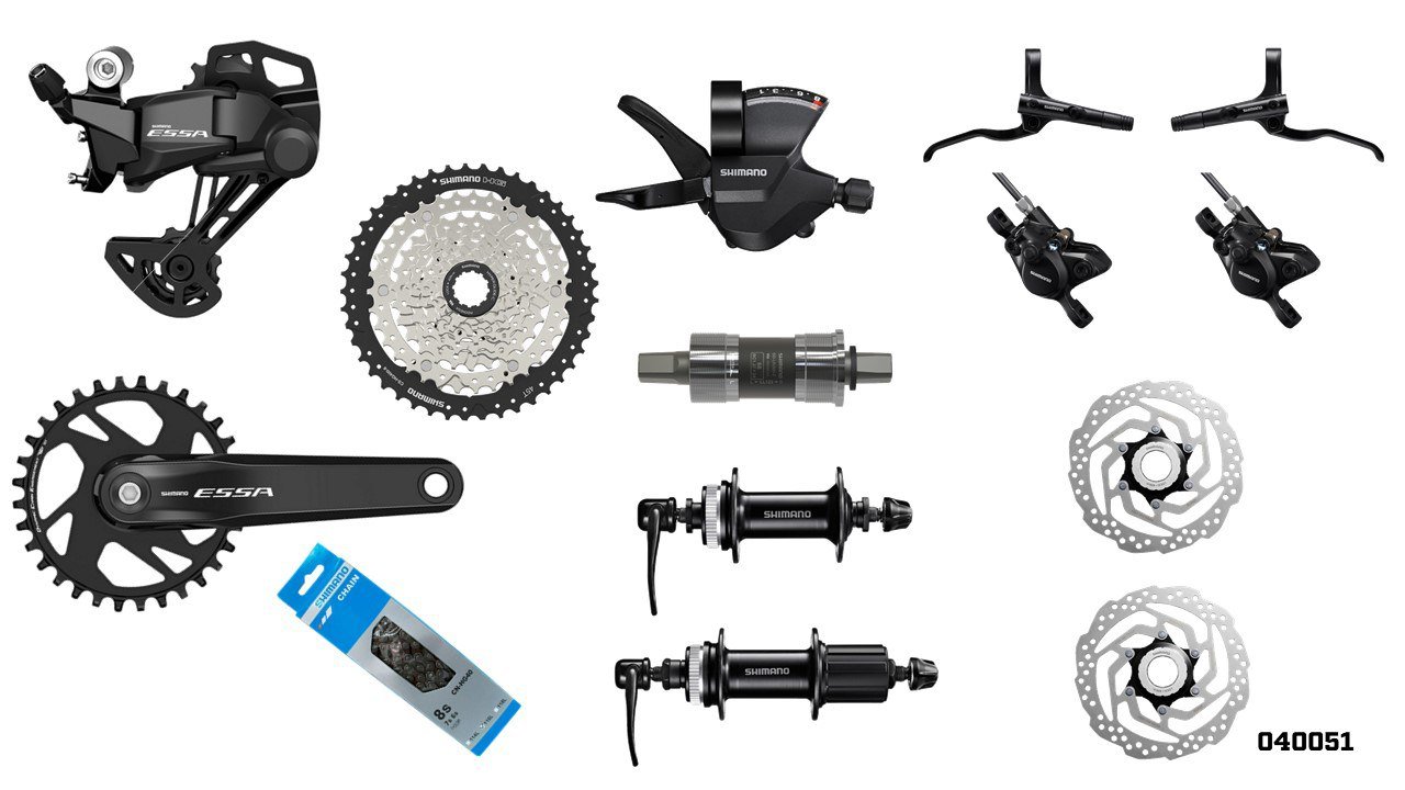Grupo Mtb Essa 32T 11-45T 1X8V - Shimano