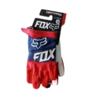 Guante para Moto y Bicicleta Dedo Largo Rojo/Azul Fox