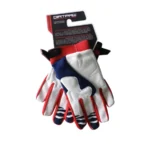 Guante para Moto y Bicicleta Dedo Largo Rojo/Azul Fox