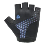 Guantes Cortos Beecore Negros/Azul - Gw