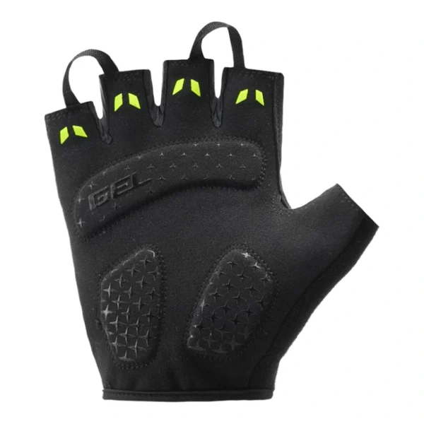 Guantes Cortos Helt Negros/Verde - Gw