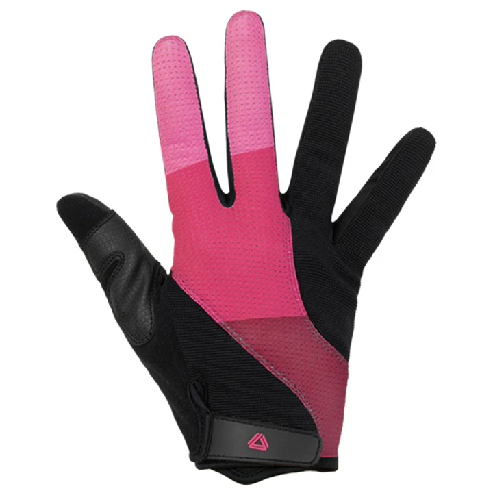 Guantes Dedo Largo Flow Negro/Fucsia - GW