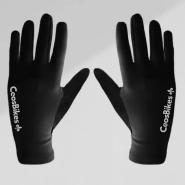 Guantes Dedo Largo Lycrado Just Black - Ceos