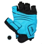 Guantes VZ-F29-7 Dedo Corto Negro/Azul - Venzo