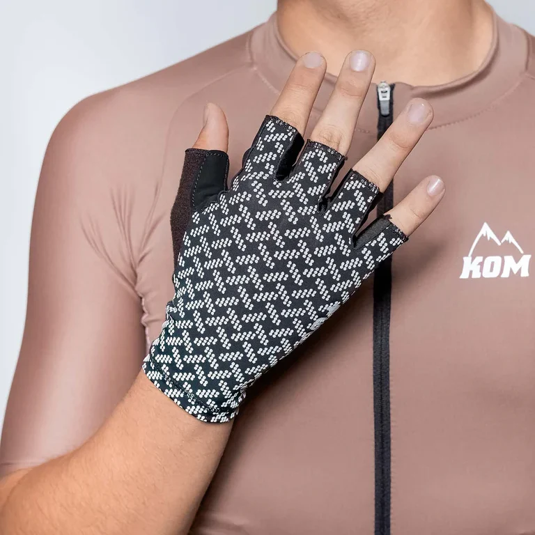 Guantes de ciclismo dedo corto Reflectivos - Kom
