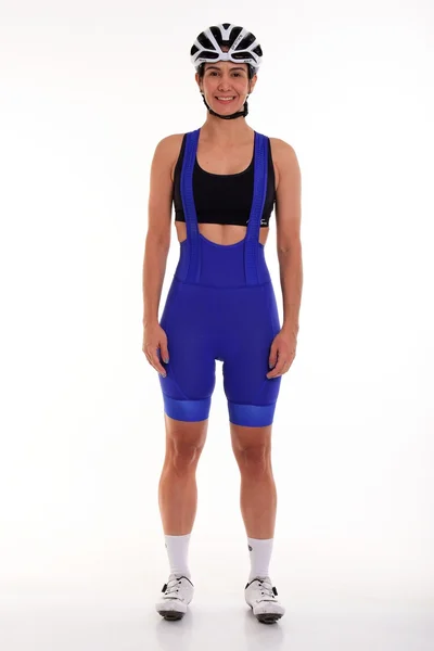 Licra/Pantaloneta dama corta classic azul-High Force