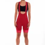 Licra/Pantaloneta dama corta classic roja-High Force