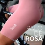 Licra/pantaloneta Dama Palo de Rosa Sin Costuras para Ciclismo - Ionik