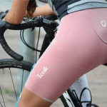 Licra/pantaloneta Dama Palo de Rosa Sin Costuras para Ciclismo - Ionik