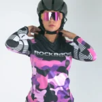 Jersey Armi Mtb Mujer Morado/Rosado - RockBros