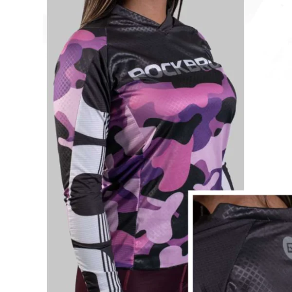 Jersey Armi Mtb Mujer Morado/Rosado - RockBros