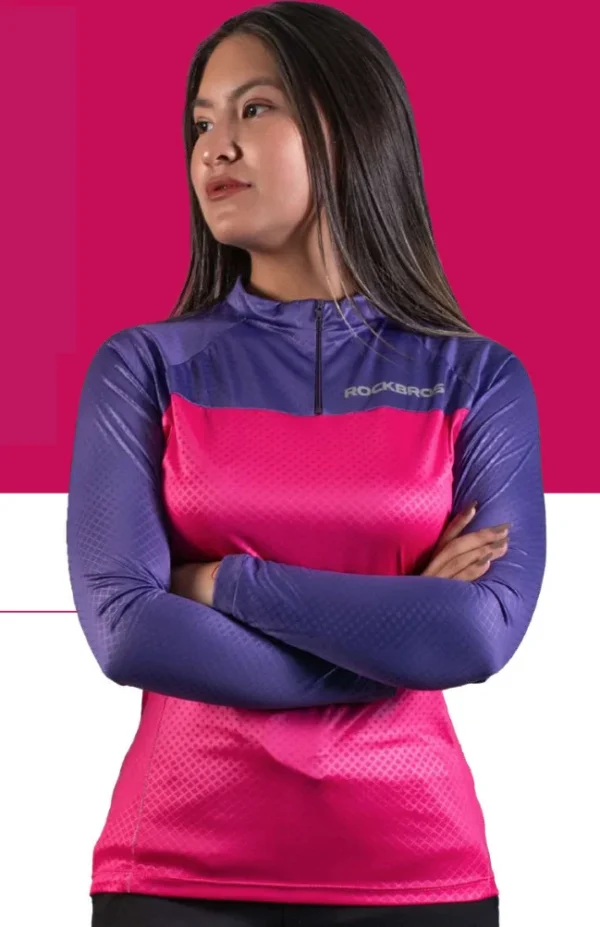 Jersey Ocean Mujer Fucsia - RockBros