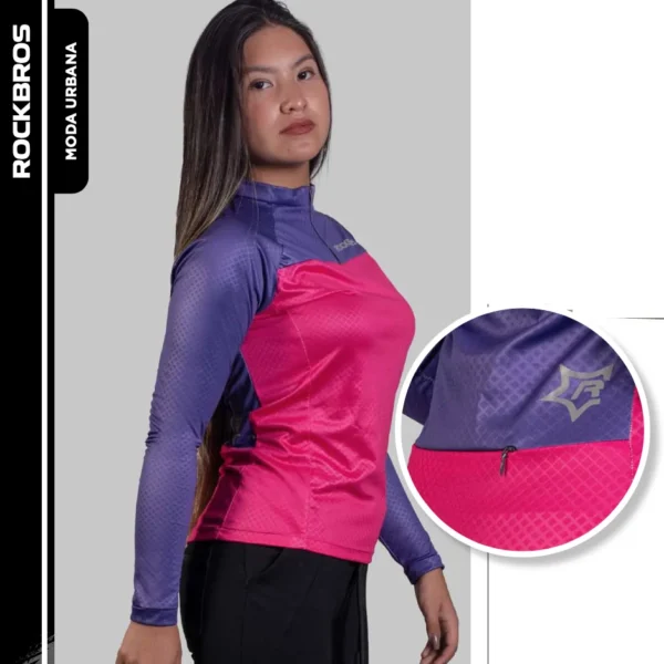 Jersey Ocean Mujer Fucsia - RockBros