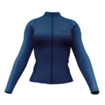 Jersey Pro Terra Azul Petróleo Manga Larga Femenino - Ionik