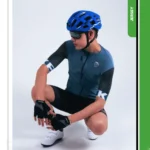 Jersey pro Ultra Azul/Gris Maculino Manga Corta- Rockbros