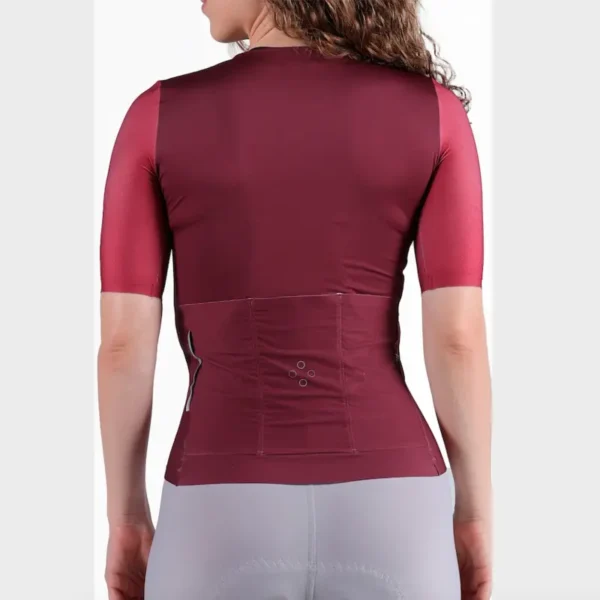Jersey Ciclismo sin Cierre Manga Corta Unisex Morado High force