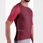 Jersey Ciclismo sin Cierre Manga Corta Unisex Morado High force