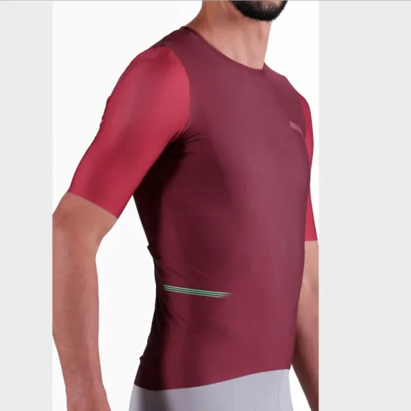 Jersey Ciclismo sin Cierre Manga Corta Unisex Morado High force