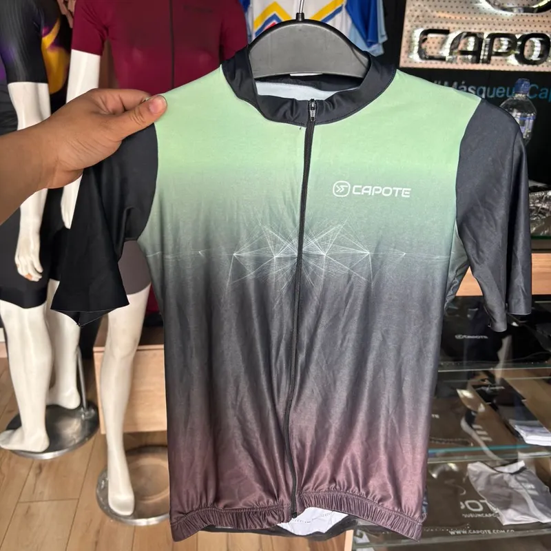 Jersey Corto Premium Negro/Verde - Capote
