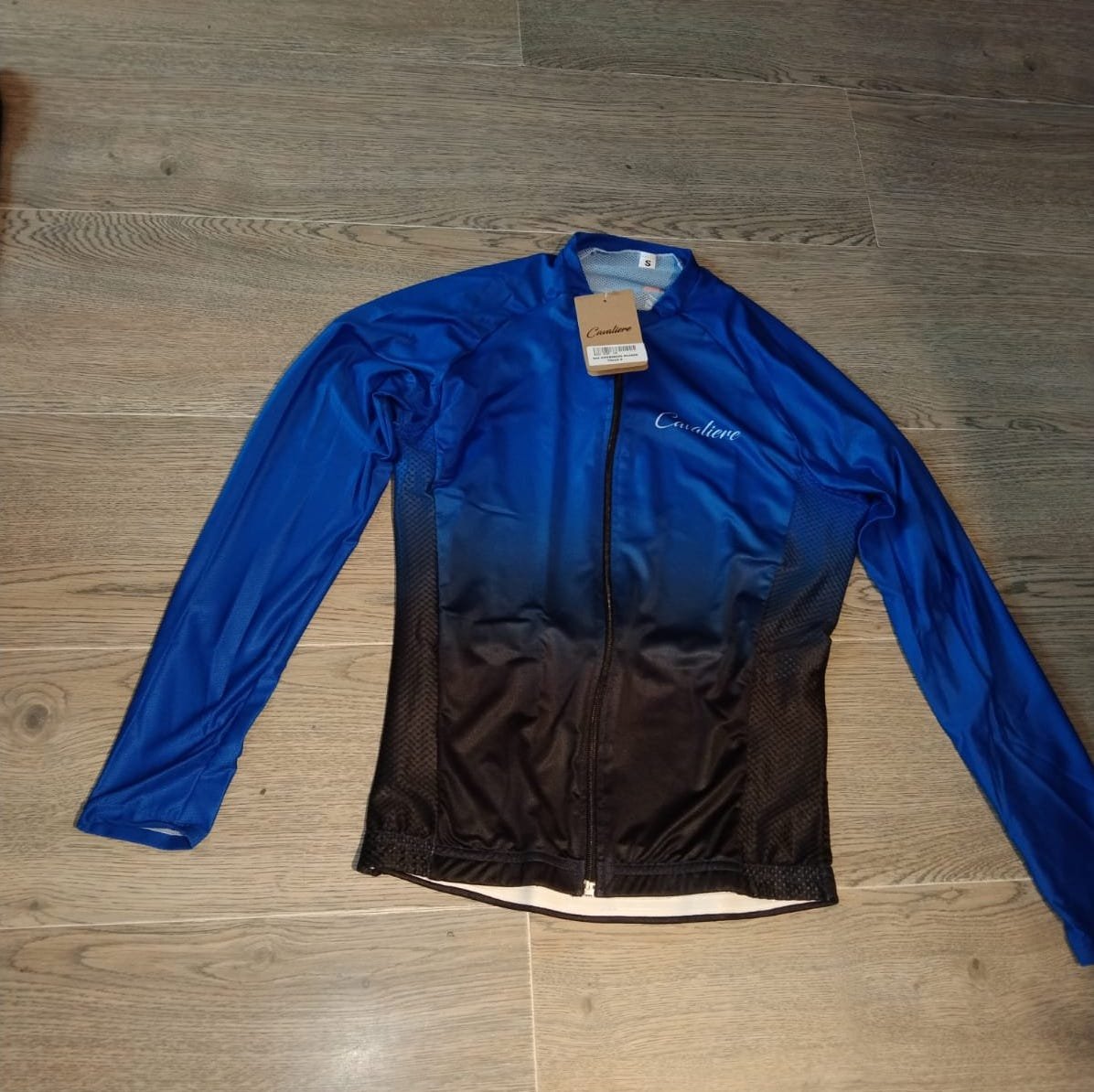 Jersey Eco Unisex Manga Azul Difuminado - CAVALIERI