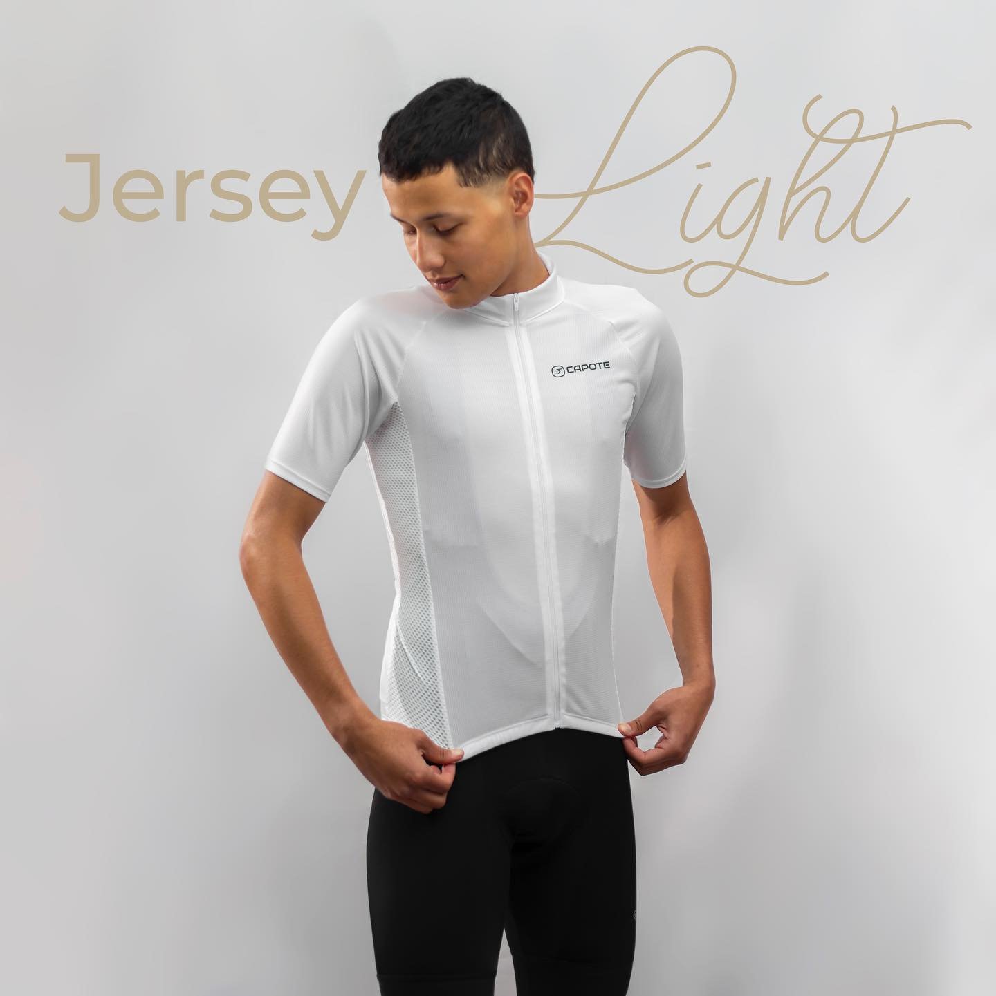 Jersey Hombre Corto Light Blanco- Capote
