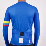 Jersey Hombre Largo Premium Azul Colombia - Capote