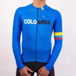 Jersey Hombre Largo Premium Azul Colombia - Capote