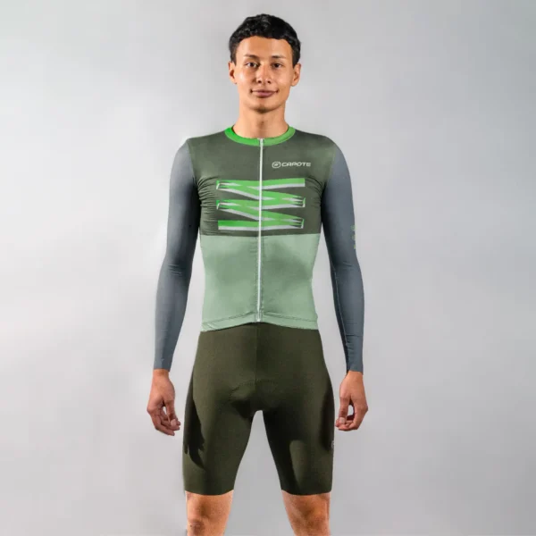 Jersey Hombre Largo Premium Verde - CAPOTE
