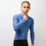 Jersey Star Pro Azul Petroleo Manga Larga Masculino - Ionik-1 Jersey Star Pro Azul Petroleo Manga Larga Masculino - Ionik