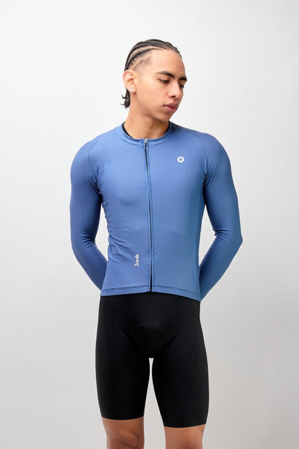 Jersey Star Pro Azul Petroleo Manga Larga Masculino - Ionik-2 Jersey Star Pro Azul Petroleo Manga Larga Masculino - Ionik