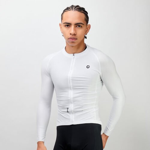 Jersey Star Pro Blanco Manga Larga Masculino - Ionik
