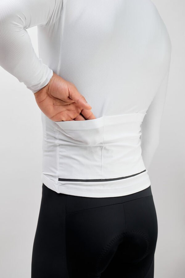 Jersey Star Pro Blanco Manga Larga Masculino - Ionik