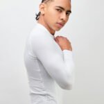 Jersey Star Pro Blanco Manga Larga Masculino - Ionik