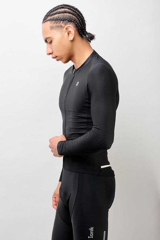 Jersey Star Pro Negro Manga Larga Masculino - Ionik