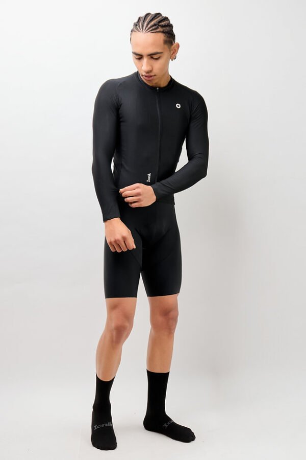 Jersey Star Pro Negro Manga Larga Masculino - Ionik-3 Jersey Star Pro Negro Manga Larga Masculino - Ionik