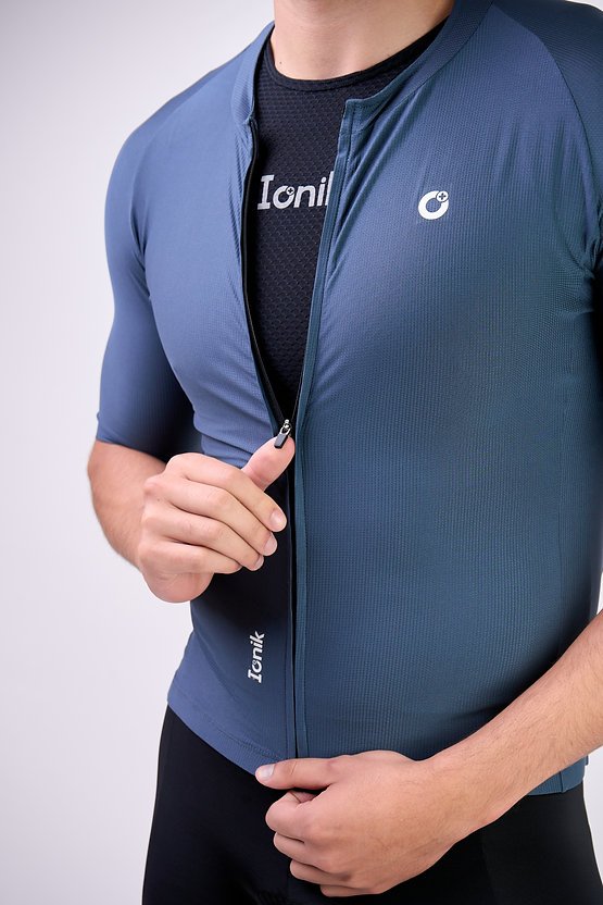 Jersey Star Pro Verde Beneton Manga Larga Masculino - Ionik