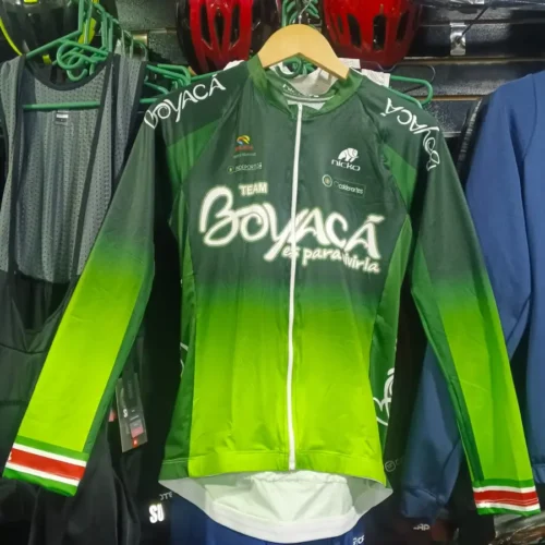 Jersey Team Boyacá Verde Manga Larga Hombre - Nicko