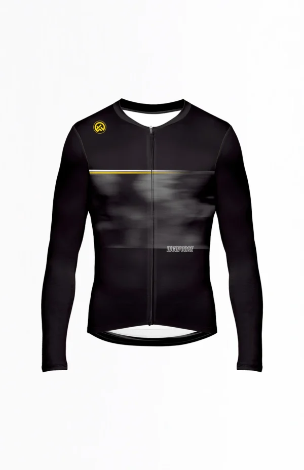 Jersey Terrian Manga Larga Unisex Negra - High Force