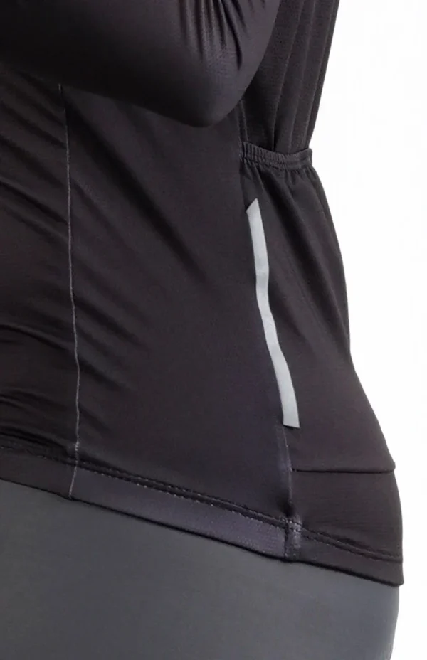 Jersey Terrian Manga Larga Unisex Negra - High Force