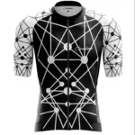 Jersey Unisex Manga Larga Negro/Blanco - CAVALIERI