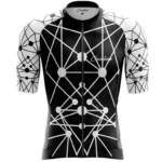 Jersey Unisex Manga Larga Negro:Blanco - CAVALIERI Jersey Unisex Manga Larga Negro/Blanco - CAVALIERI