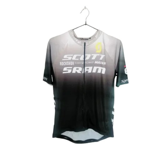 Jersey manga corta Scott Negra:Gris - Nicko Jersey manga corta Scott Negra/Gris - Nicko