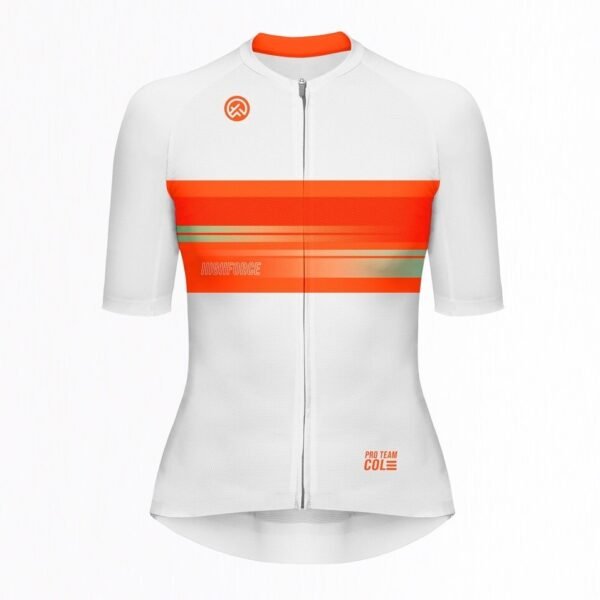 Jersey mc advance 2.0 dama Blanco/Naranja - High Force