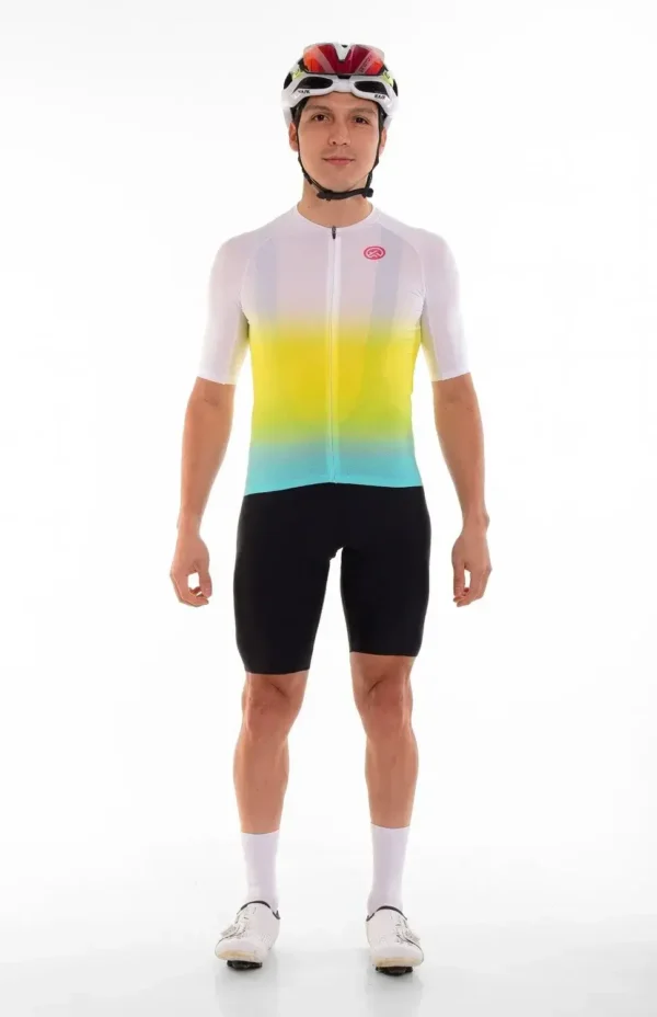 Jersey mc advance 2.0 Blanco/Amarillo hombre - High Force