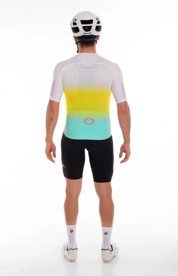 Jersey mc advance 2.0 Blanco/Amarillo hombre - High Force