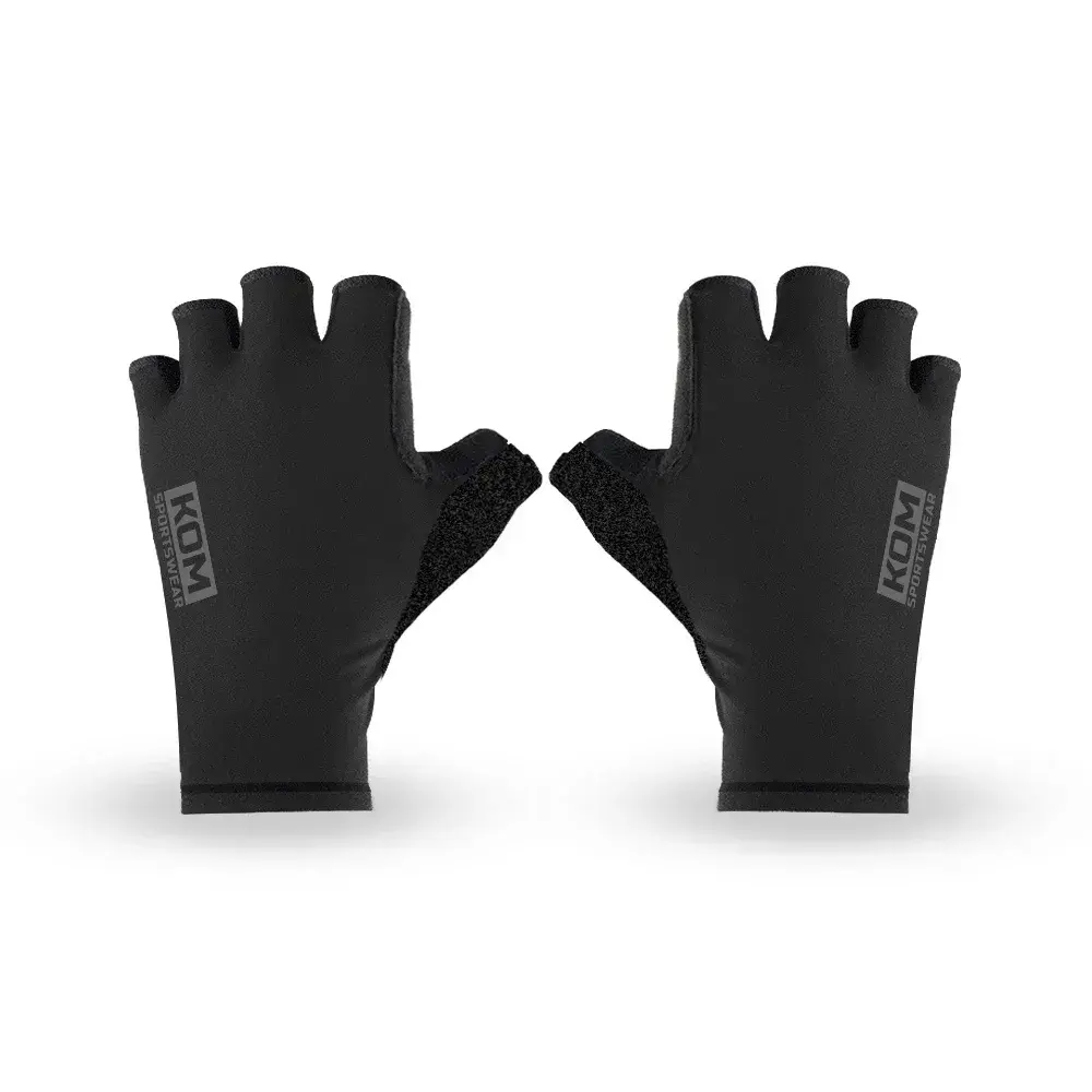 Guantes Dedo corto Negro - Kom