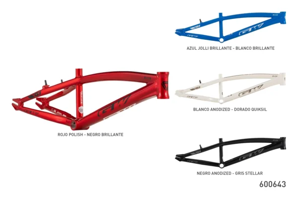 Marco Bmx 20" Pro XL Elite G1 Aluminio Colores - Gw